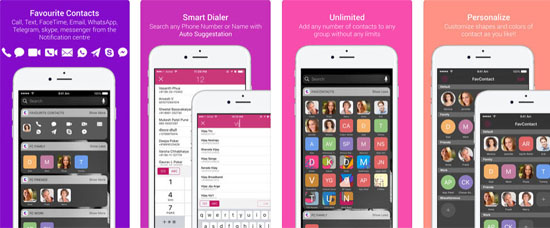 FAVOURITE CONTACTS LAUNCHER WITH PHONE DIALER